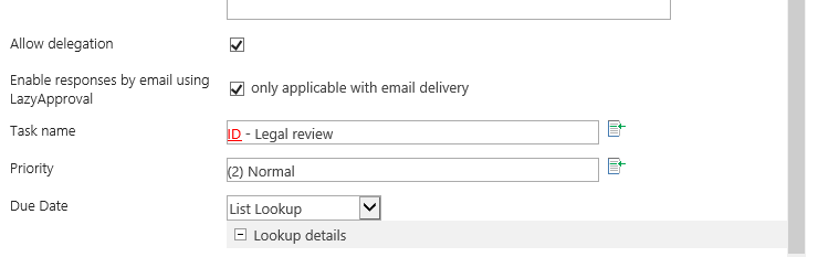 taskname taskname