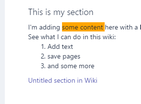 addedlink Office 365 - Microsoft Teams - a look under the hood of the wiki pages