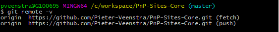 cloned SharePoint - PnP - Github - This branch is 245 commits behind SharePoint:master.
