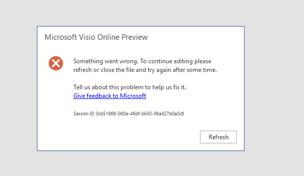 oopsvisio Office 365 - Visio Online available