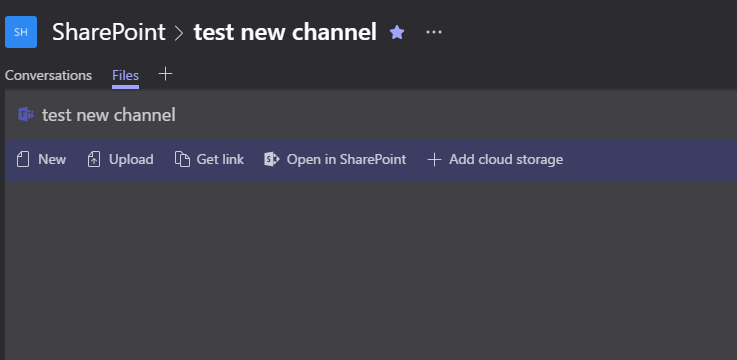 new channel Microsoft Teams - Conversations around a document