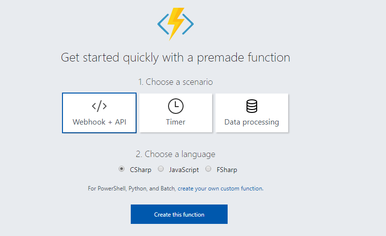 webhooks Azure Function Apps - SharePoint lists - Creating web hooks that run PowerShell triggered by item creation