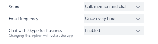 3options All 13 Notifications settings in Microsoft Teams