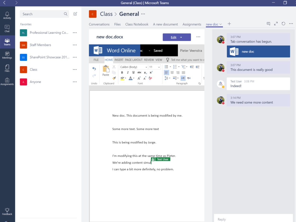 coauthor Microsoft Teams - Co-Authoring made easy