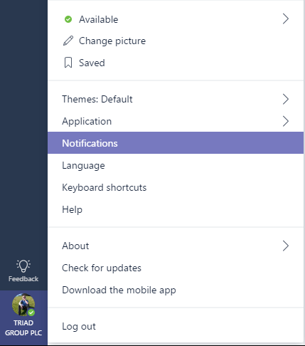 microsoft teams notifications Microsoft teams notifications