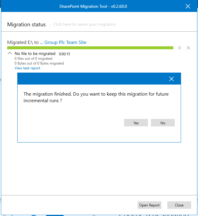 migrationstatus SharePoint - Migrations without 3rd party tools ... soon
