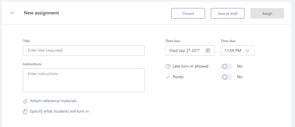 new assignment Microsoft Teams - Roles, a deep dive through Assignments