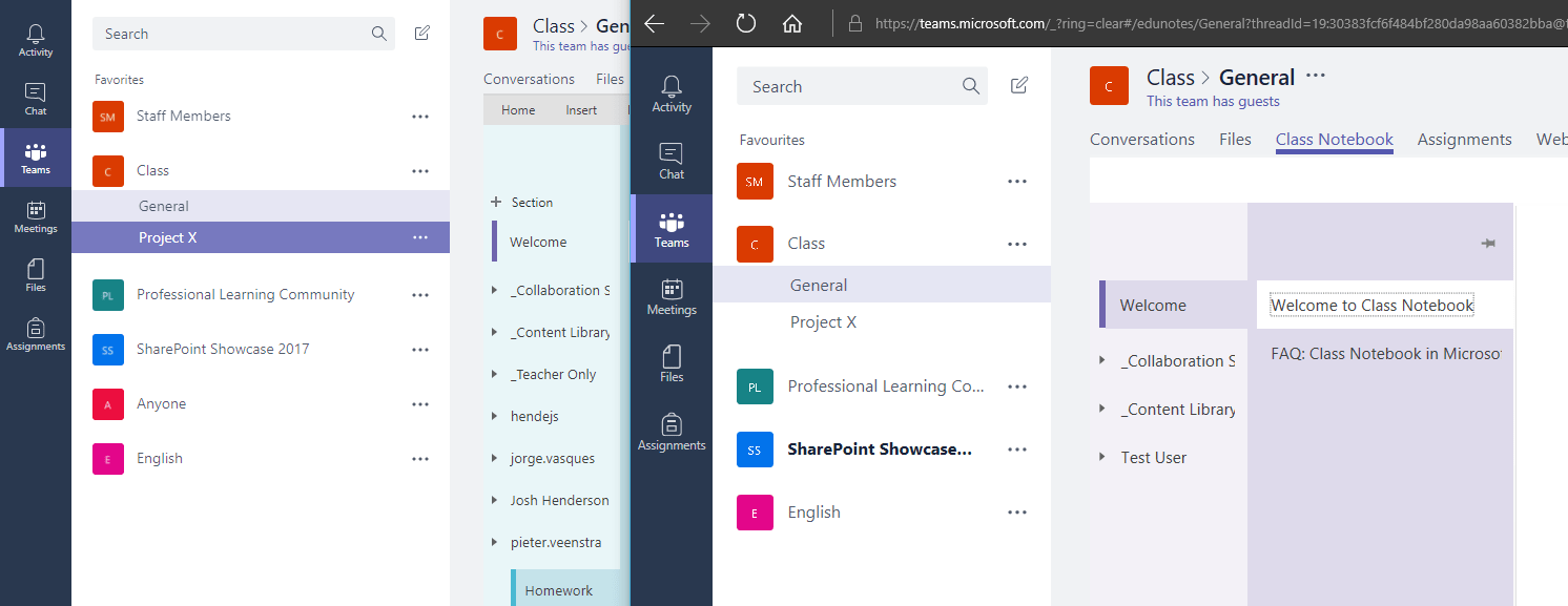 notebooks Microsoft Teams - Roles, a deep dive through Assignments