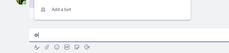 addabotmention Conversations in Microsoft Teams, plenty to talk about!