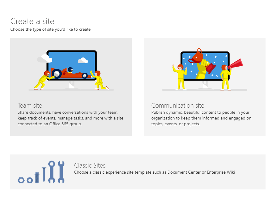 newnewsite Office 365 - SharePoint Admin Center is changing