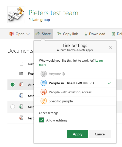 sharedocument SharePoint Online - Sharing List items vs Documents