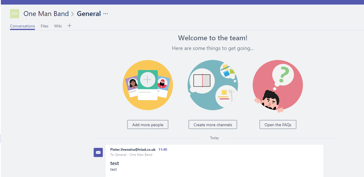 conversation Microsoft Teams - be careful with email links to channels!