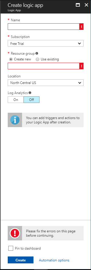 createlogicapp Export flows and import them in Azure Logic Apps.
