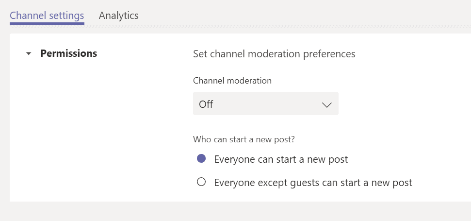 enable moderation in non gneeral channel in teams Enable Moderation in non Gneeral channel in Teams