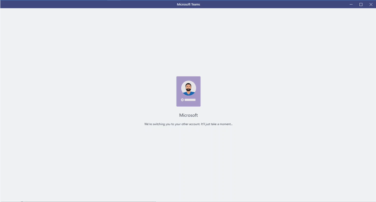 annoyingmen Microsoft Teams - Stuck in an account and no way out?