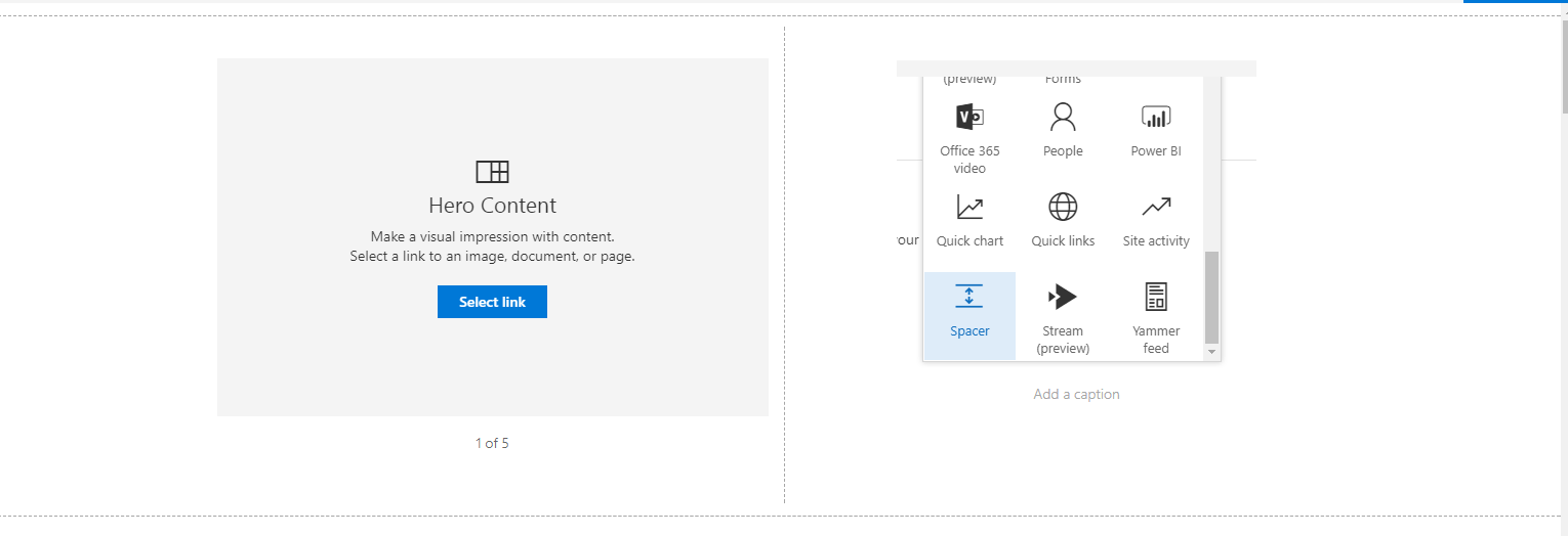 sections Office 365 - SharePoint Online - How to waste some space on your pages.