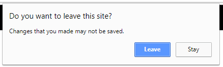 warning Office 365 - SharePoint Online - Dirty form protection with SPFx
