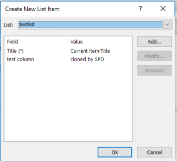 createnewitem Migrate to Power Automate from SharePoint Designer practical examples - part 1 - Clone list items