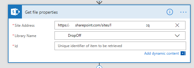 getfileproperties Manipulating Files in SharePoint with Microsoft Flow