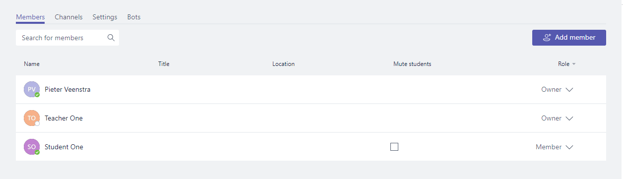 muteoption Microsoft Teams Education - How to keep your students quiet?