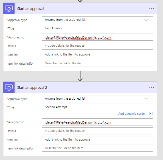 2attempts Microsoft Flow - Send out reminders
