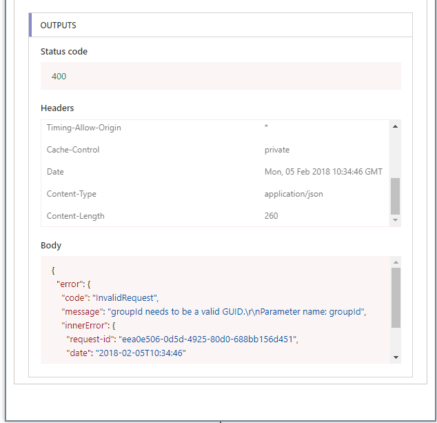 groupiderror Microsoft Teams actions in Flow