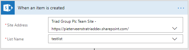 listitem Triggers in Power Automate for SharePoint Online
