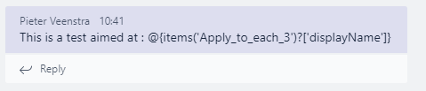 postmessage3 Microsoft Teams actions in Flow