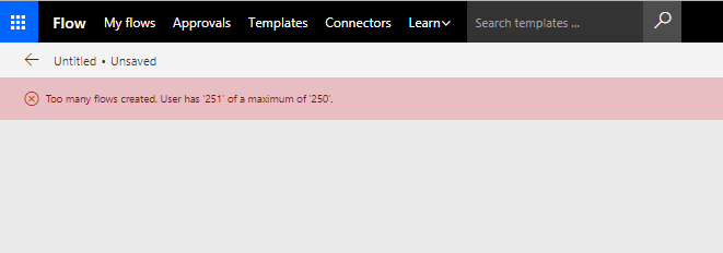 numberofflows Maximum number of flows per user