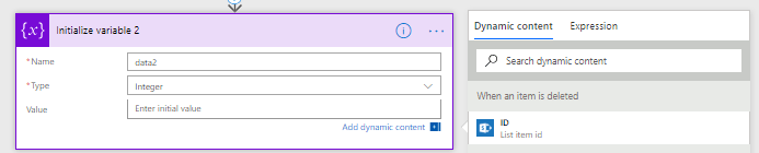 iddata When a file or item is deleted triggers in Power Automate