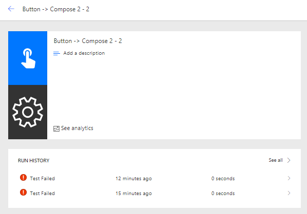 runhistoryfailures Microsoft Flow - Never terminate your flows unless you like failure