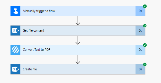 Create a PDF with Encodian from plain text