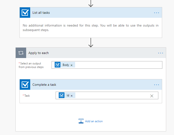 Complete all tasks