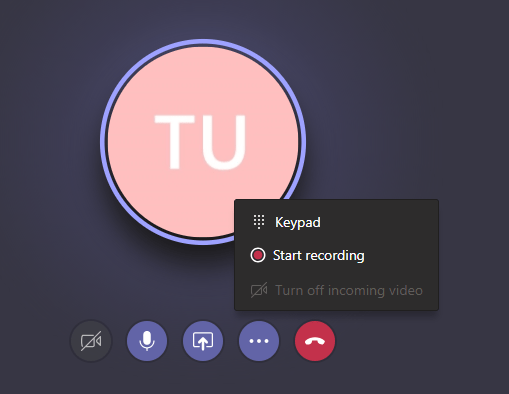 Start recording