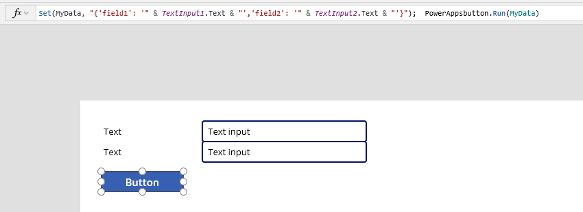 Sending the JSON to A Flow from Power Apps Sending the JSON to A Flow from Power Apps