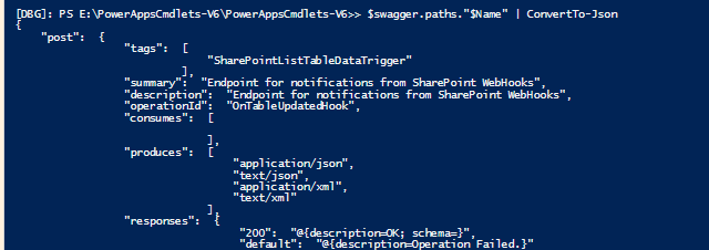 Flow custom connector code in swagger file
