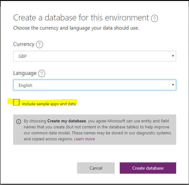 Sample Apps removed