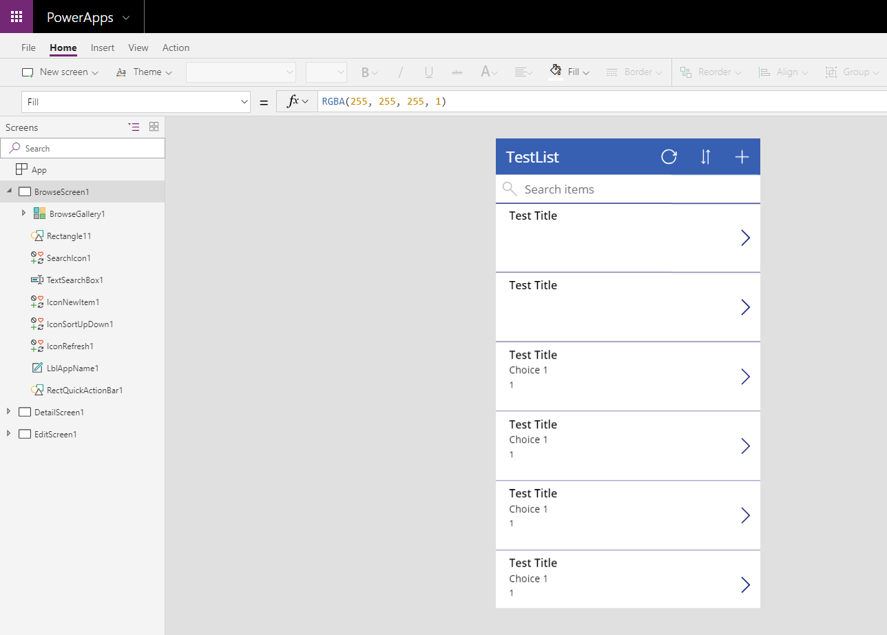 appfromlist App from list
