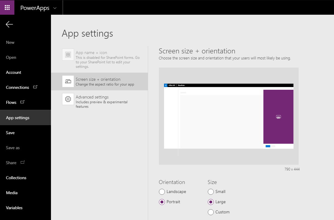 appsettings App settings