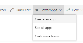 createanapp Create an App from a list