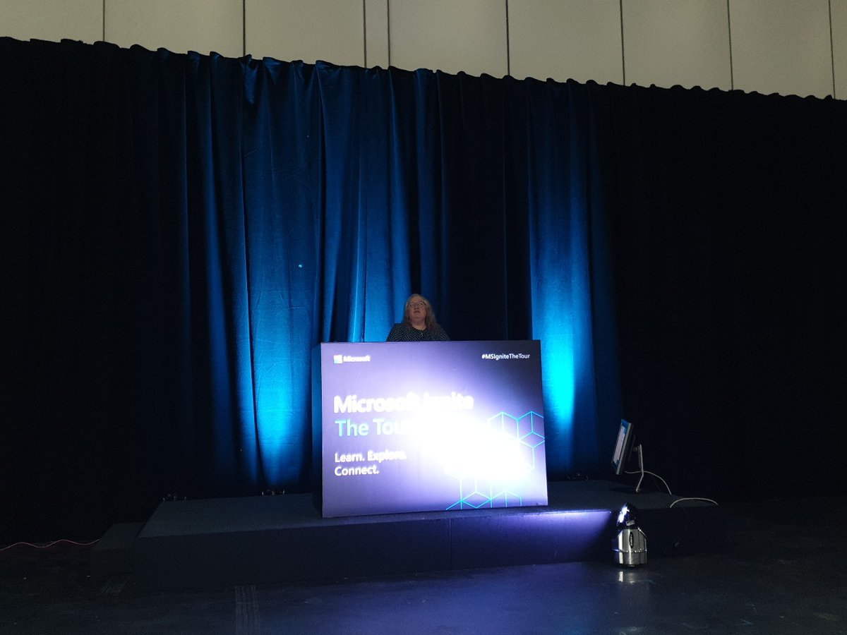 Penny Coventry at the Microsoft Ignite the tour