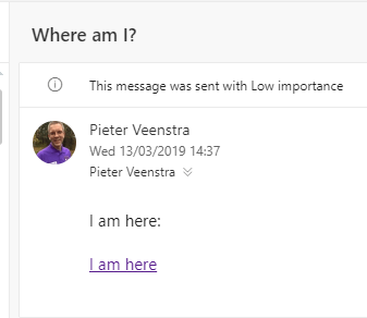 Email Here I am