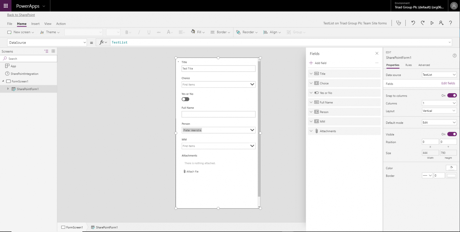 listeditforms List edit forms