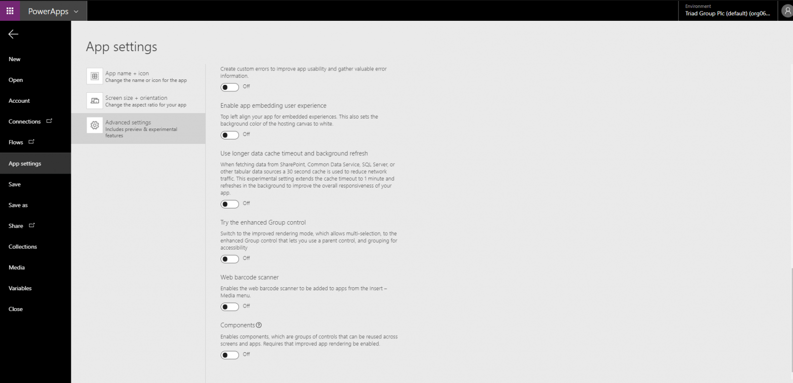 Components in Preview