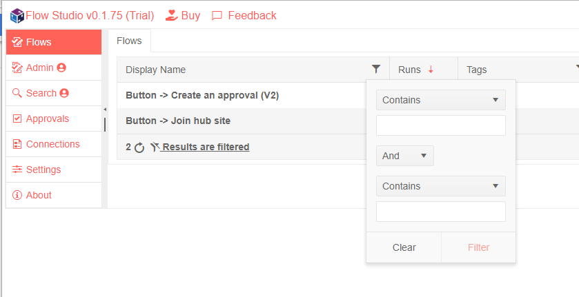 filterflows Filter Flows