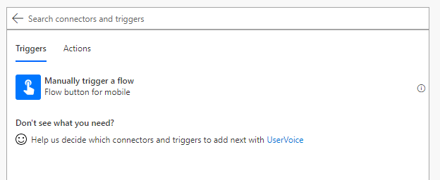Manually Trigger Flows
