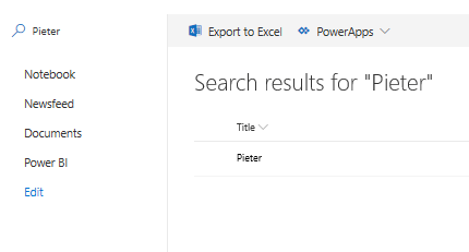 Usage Analytics in Power Automate Search Results in a SharePoint list