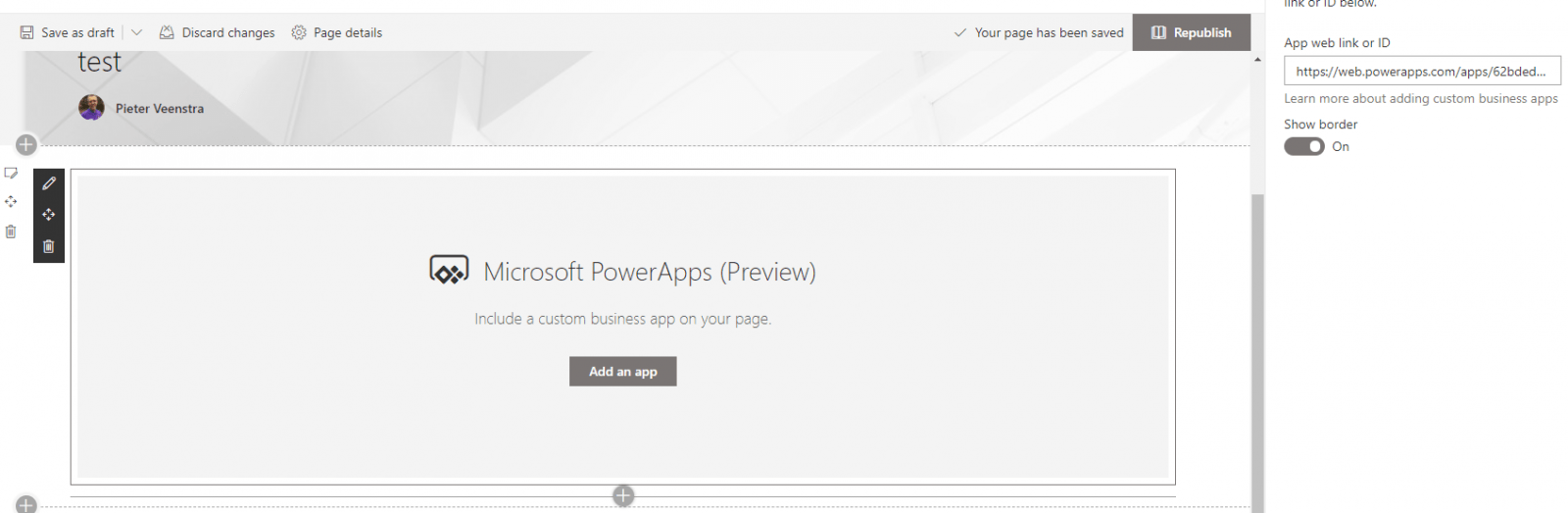 No App in Web Part
