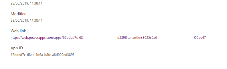Power Apps Url