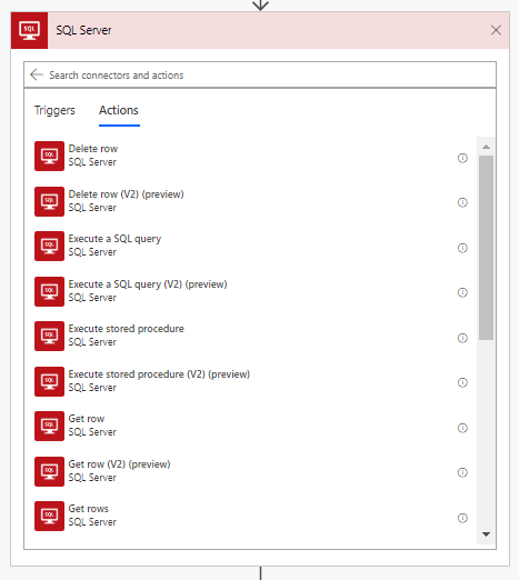 sqlactions SQL Actions